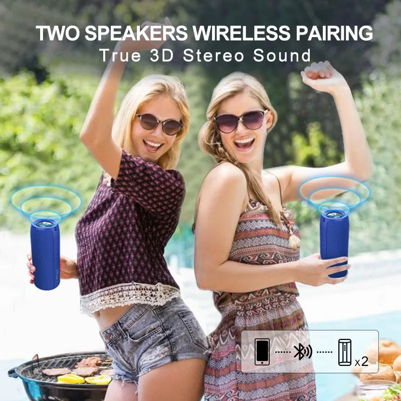 ZEALOT S51 Powerful Bluetooth Speaker Bass Wireless Portable Subwoofer Waterproof Sound Box Support