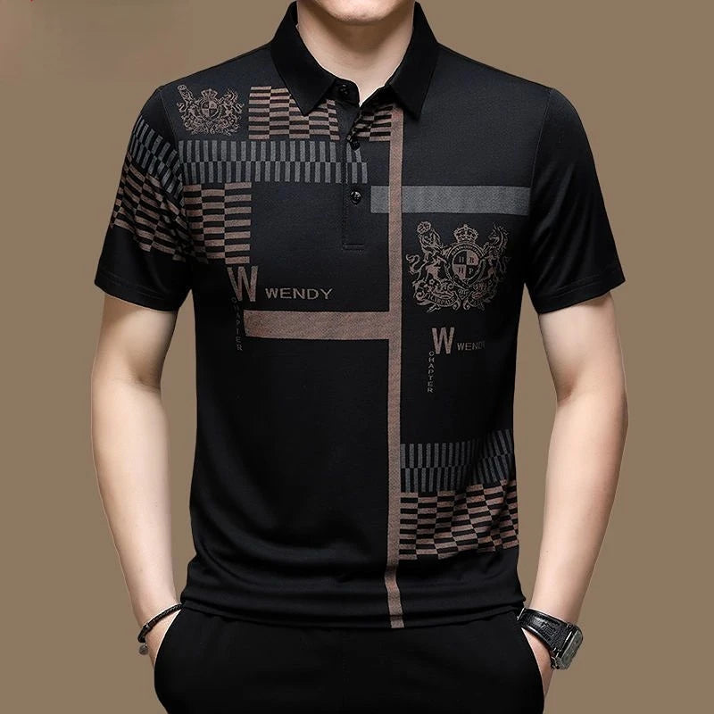 Men's Polo Shirt Business Casual