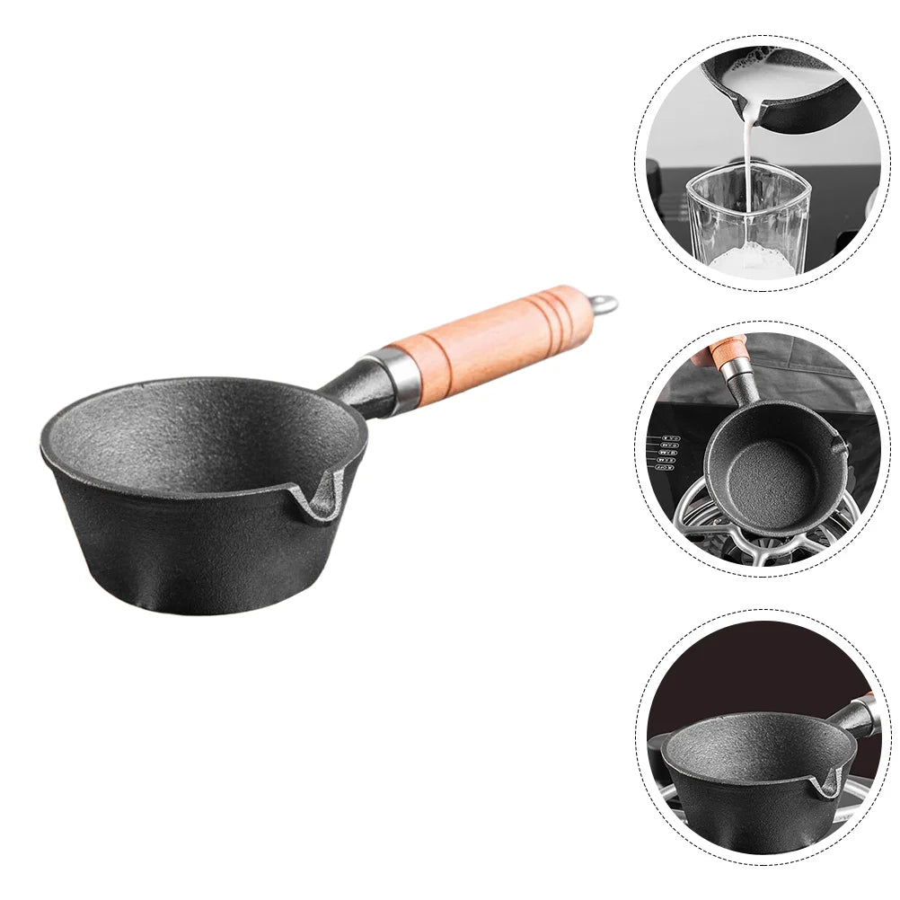 Mini Hot Oil Pan Home Kitchen Butter Melting Cooking Iron Heating Pot Coffee Machine