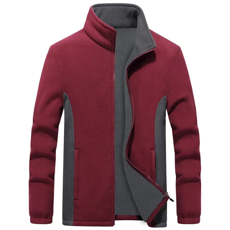 Plus size 7XL 8XL 9XL Mens Softshell Fleece Jackets Male Warm Sweatshirt Thermal Coats windbreaker Sports Camping Men Clothiing