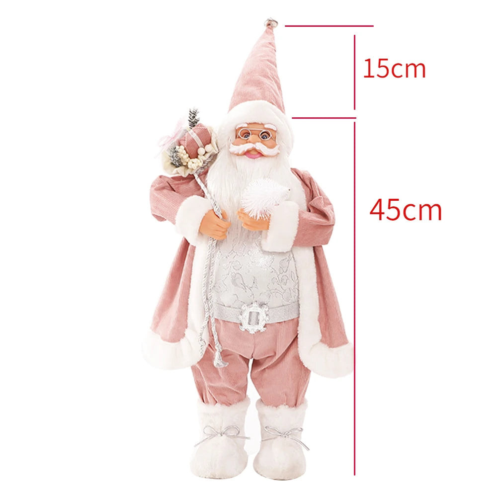 Big Size Christmas Dolls Santa Claus Toys Xmas Figurines Christmas Gift for Kid Gift Christmas for Home Window Table Decoration