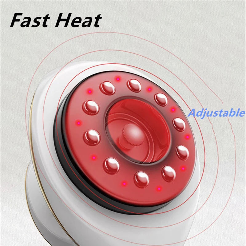 Electric Guasha Scraping Massage Cupping Back Massager Heating Fat Burner Anticellulite Body Shaping Massager