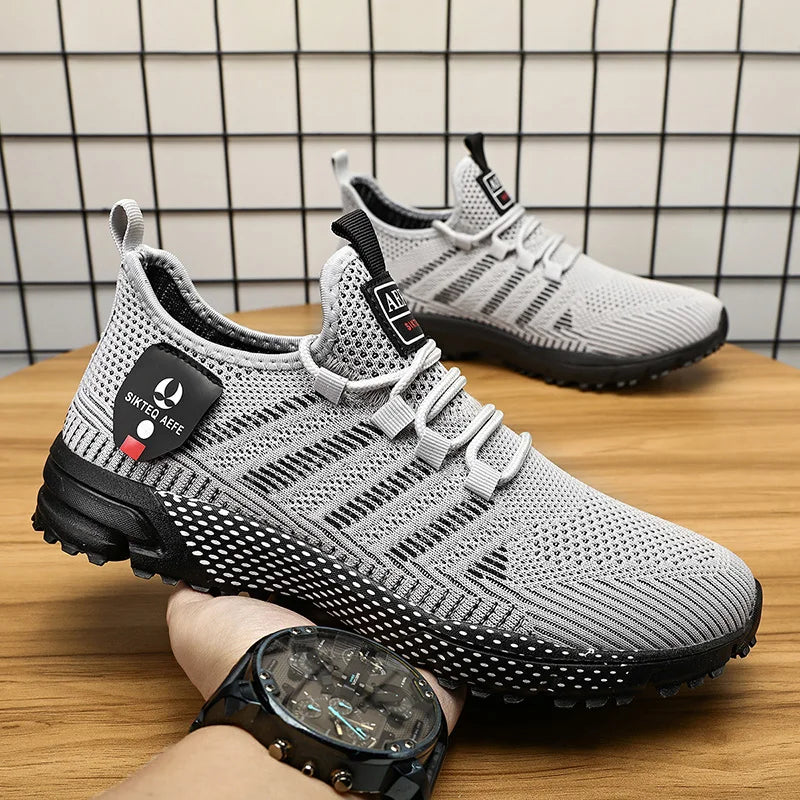 Men's Running Sports Shoes Air Mesh Shoes High-quality Plus Sneakers