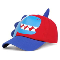 Children Dinosaur Print Baseball Net Caps Spring Summer Outdoor Adjustable Casual Hats Boy Girl Travel Sunscreen Hat