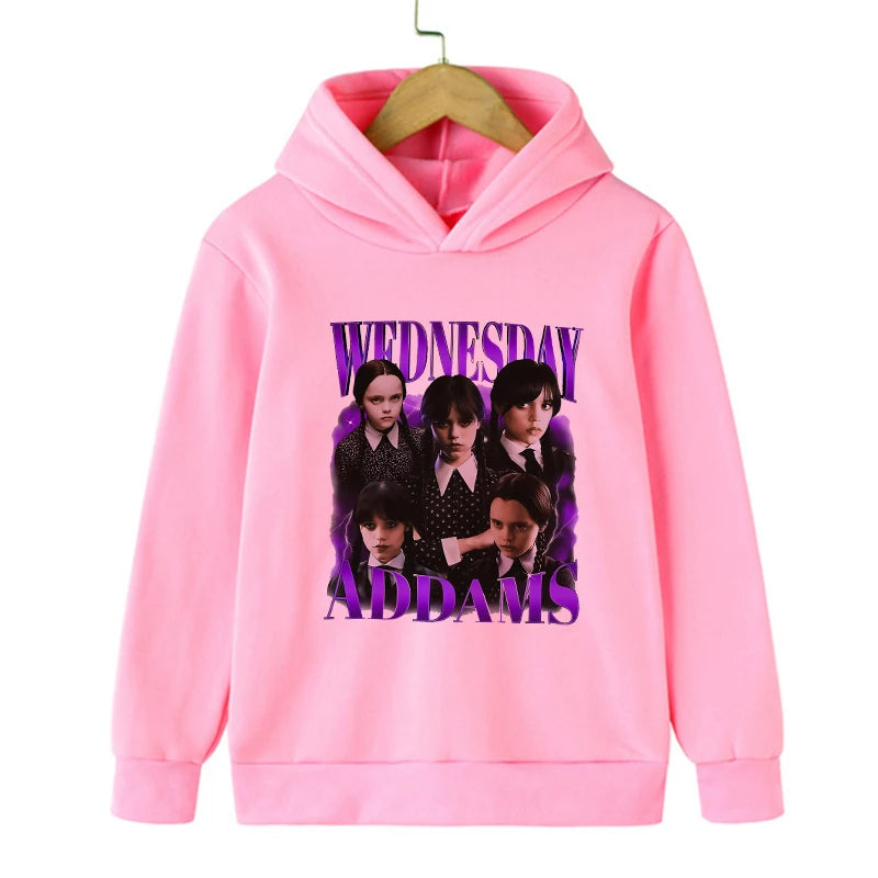 children's hoodies, Wednesday Adams sweatshirts