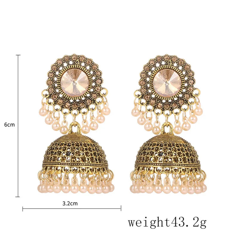 Kymyad Fashion Vintage Ethnic Earrings For Women