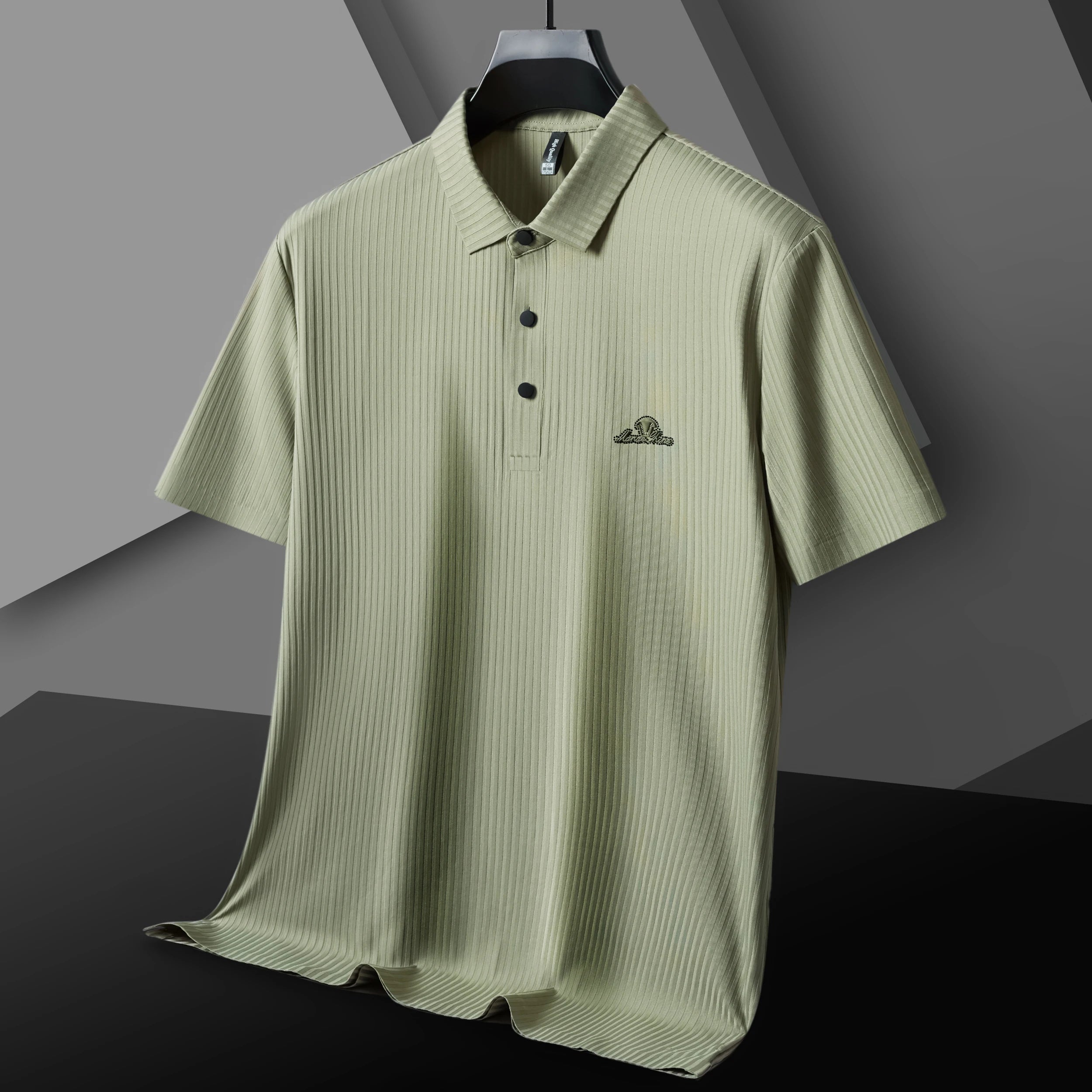 T-shirt short sleeved men's lapel top summer fashion cool polo shirt