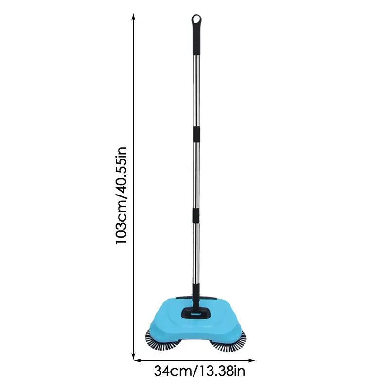 Hand Sweeping Machine Non Electric Vacuum Broom Floor Cleaning Tool