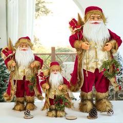 Big Santa Claus Doll 60cm Christmas Decorations New Year Home Room Decoration 2023 Christmas Tree Ornaments Kids Gift Navidad