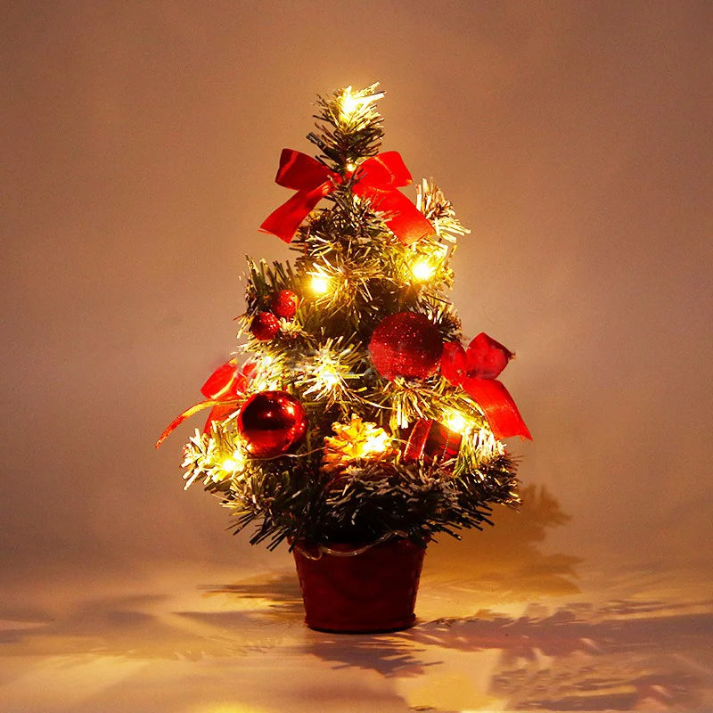 Christmas Tree Home Bedroom Party Decorations  Artificial Christmas Tree Children DIY Handicraft 2025 New Year Gift