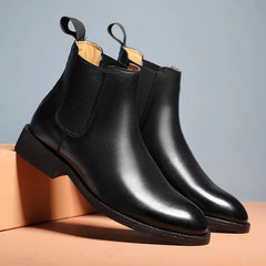 Men's Classic Retro Genuine Leather Chelsea Boots