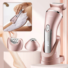 3 In 1 Women's Epilator Electric Hair Remover For Women Painless And Effective Facial Hair Removal Home Razor Shaver Tool