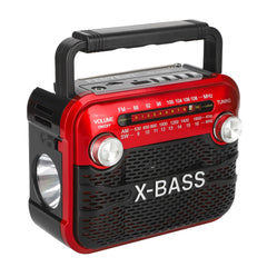 Portable compact FM radio, output 3W FM/AM/SW1-6/USB/TF/BT playback