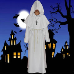 Ataullah Halloween Monk Wicca Cloak Robe For Men and Woman