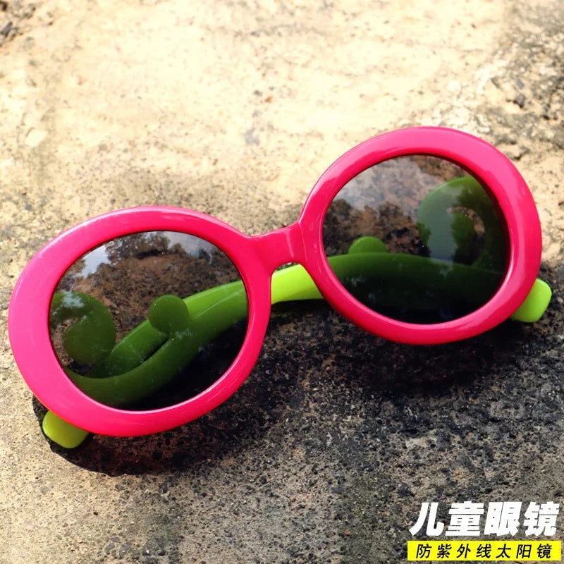 Sunglasses Cute Radiation Protection Sunglasses UV400 New Girls Sport Sun Glasses For Baby  Boys Glasses Oculos