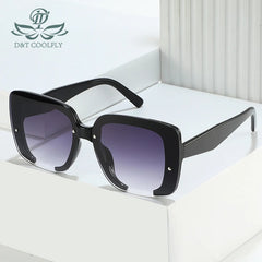 Fashion Wrap Sunglasses Women Men Cat Eye Gradients Lens