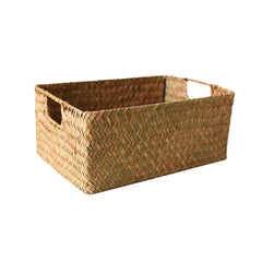 Natural Large Woven Seagrass Basket of Straw Wicker for Home