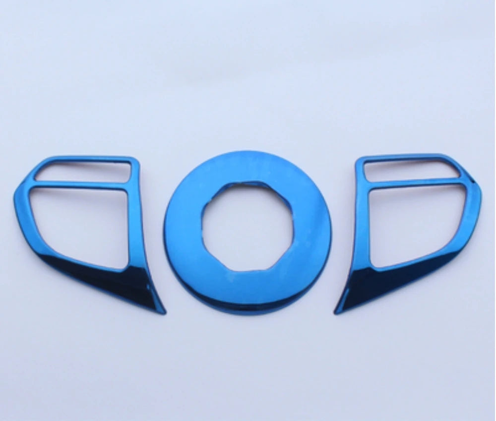 Car Steering Wheel Trim Control Button Frame Cover For Steering Wheel