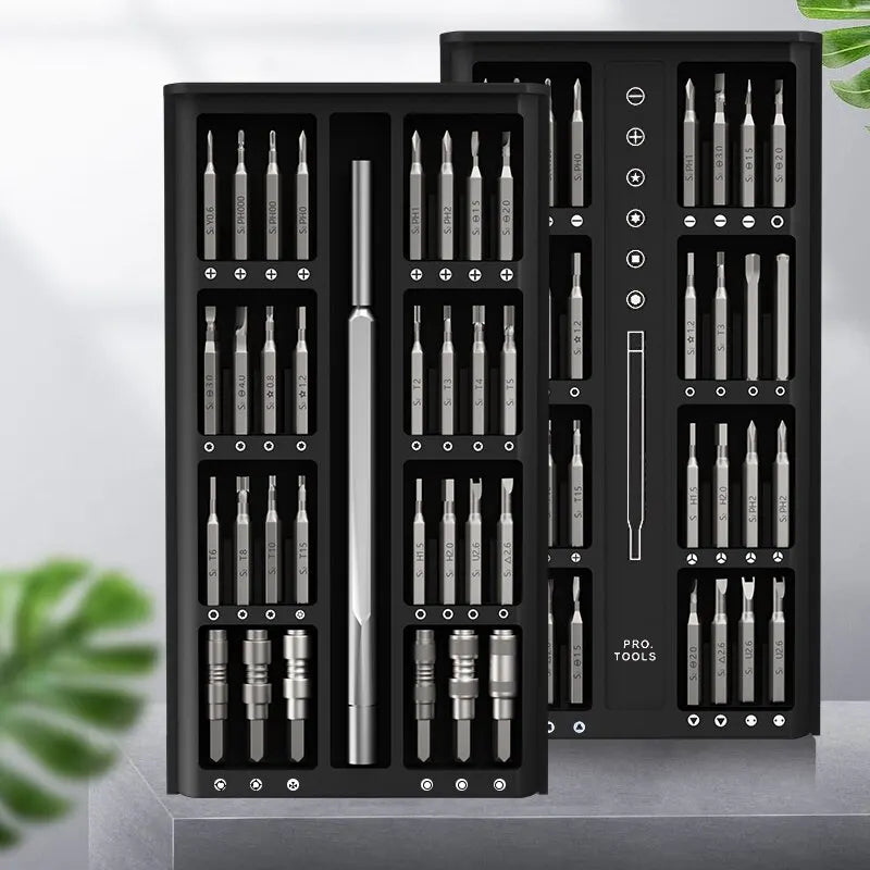 Magnetic Screwdriver Set 63 In 1 Kit Bits Precision Electronics Computer PC Phone Disassembly Multifunctional Maintenance Tool