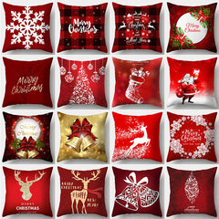 Christmas Cushions Happy New Year 2022 Wedding Decor Patterns from  Home  Gifts