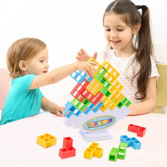 Tetra Tower Balance Stacking Blocks Game Toys Kids DIY Puzzle Assembly Bricks Building Blocks