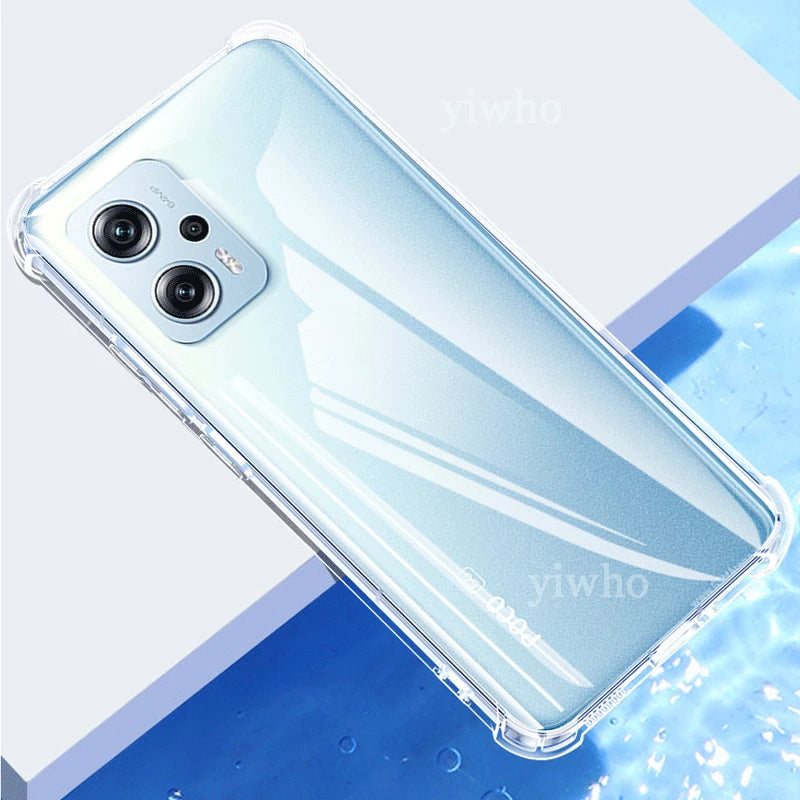 Luxury Clear Soft Silicone Case for Xiaomi  Mobile Phone Cases Back Covers