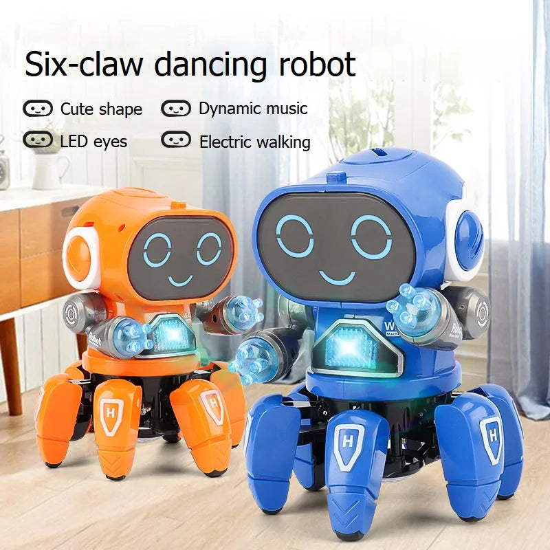 Emo Robot Smart Robots Dance Voice Command Sensor, Singing, Dancing, Repeating Robot Toy for Kids