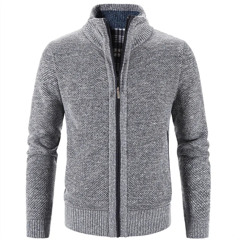 New Spring Autumn Knitted Sweater Men Fashion Slim Fit Cardigan Men Causal Sweaters Coats Solid Single Breasted Cardigan men