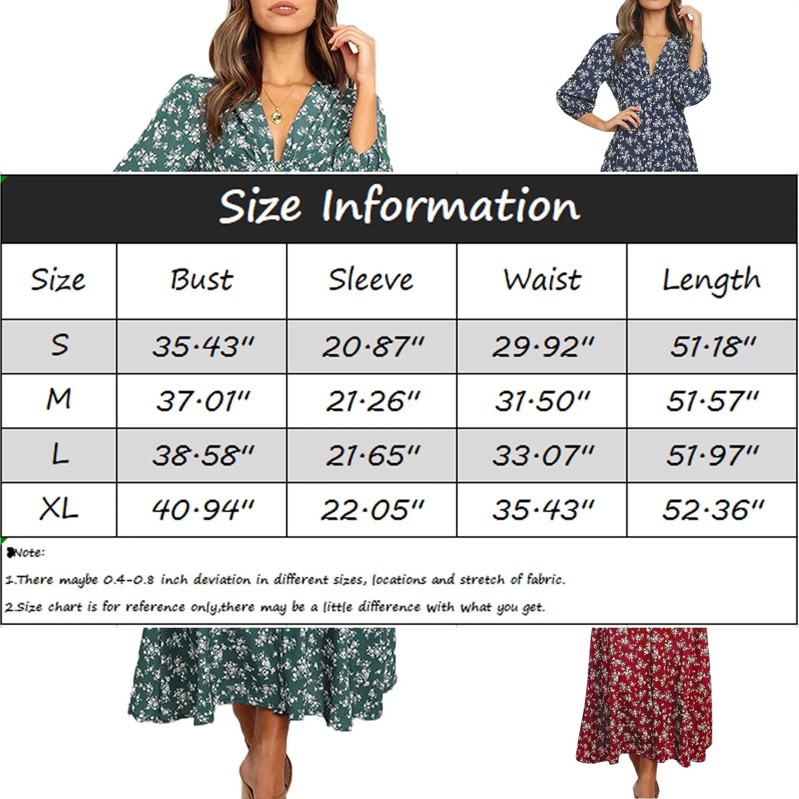 Women's Long Sleeve Bohemian Floral Maxi Dresses Loose Casual High Waist Boho Printed Maxi Dress