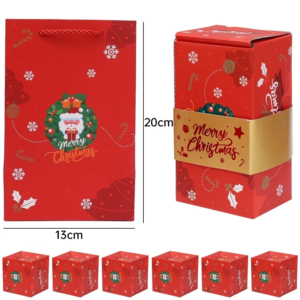 Christmas Gift Box Diy Folding Paper Boxs Money Pop Up Birthday Wedding Surprise Bounce Boxs