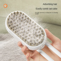 Cat Steam Brush Steamy Dog Brush 3 in 1 Electric Spray Cat Hair Brushes for Massage