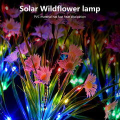 New Solar Little Wild Flower Lamp Outdoor Garden Lawn Lamps for Garden