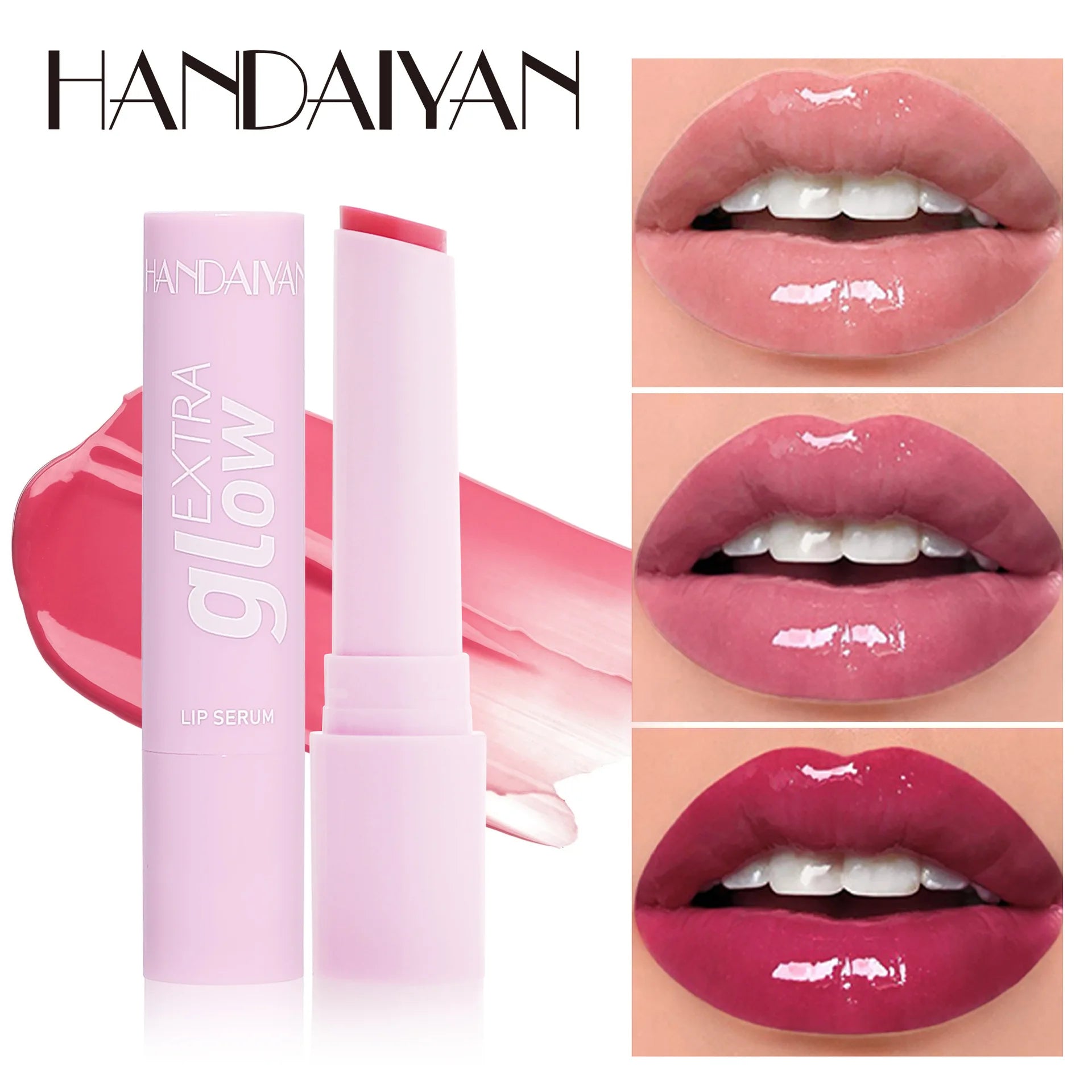 Handaiyan Long Lasting Lipstick Waterproof Moisturizing MIrror Watery Jelly Lip Stick