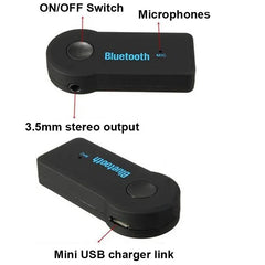 2 in 1 Wireless Bluetooth 5.0 Receiver Adapter 3.5mm Jack For Car Music Audio Aux A2dp Headphone Receiver Handsfree