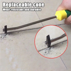 Ceramic Tile Grout Remover Tungsten Steel Tiles Gap Cleaner Drill Bit Hand Cleaning Tool