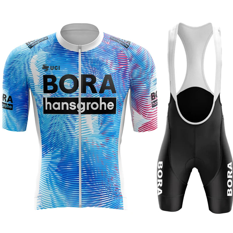 Cycling Clothes Man Summer 2024 Men's Clothing UCI BORA Bicycle Jersey Bike Mtb Male Sports Professional Shirt Jumper Bib Suit