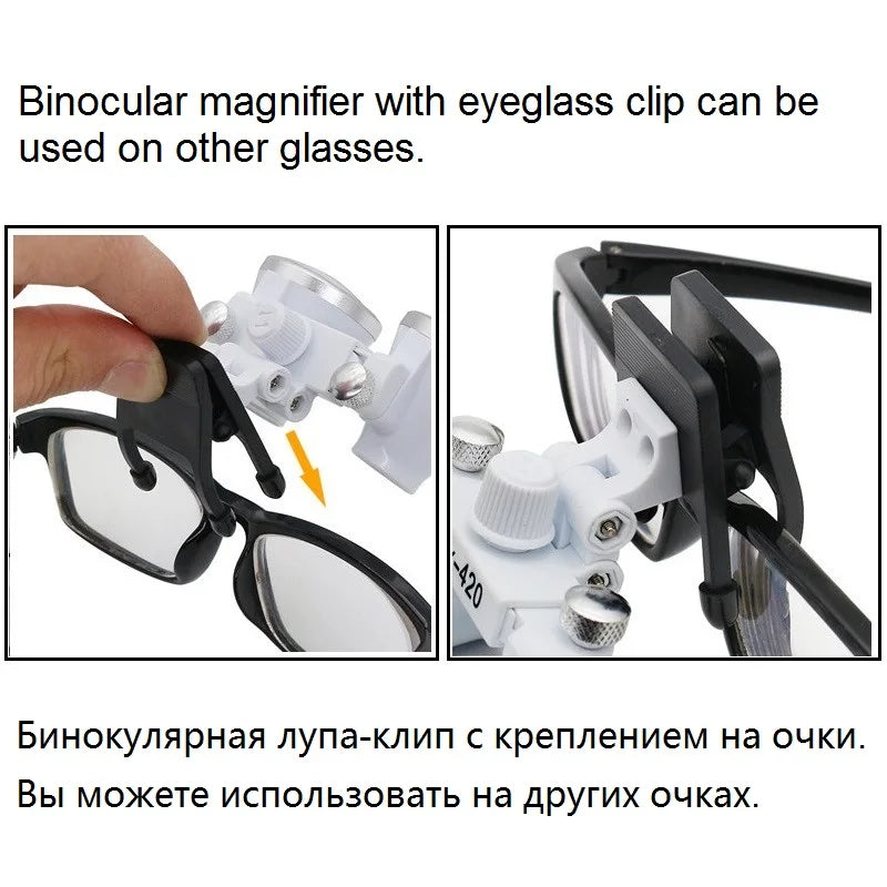 Glass Galilean Dental Magnifier