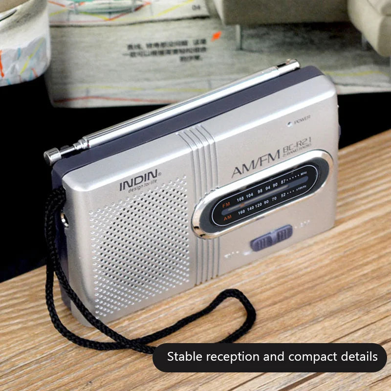 New Portable Elderly Pocket Mini Radio Built-in Speaker