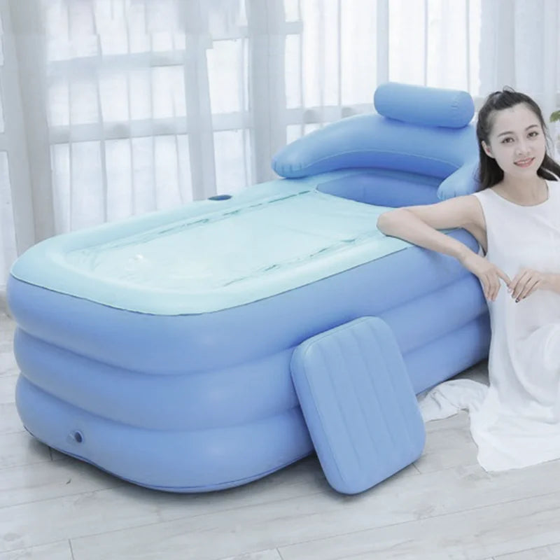 Inflatable Adult Bathtub Foldable SPA Bathtub Folding Bath Tub Water Plunge Tub for Children Family Swimming Pool Application