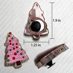 LED Shoe Charms Cute Animals Cat Pig Christmas Tree Luminous Shoe Buckle Pins for Women Clog Accessories Jeans Pendant