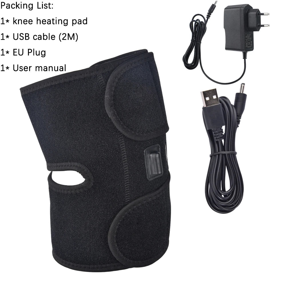 Knee Pad Fast-heating Relief Arthritis Improve Discomfort Pain Recover Injury Keep Warm Relieve Muscle Soreness Drive