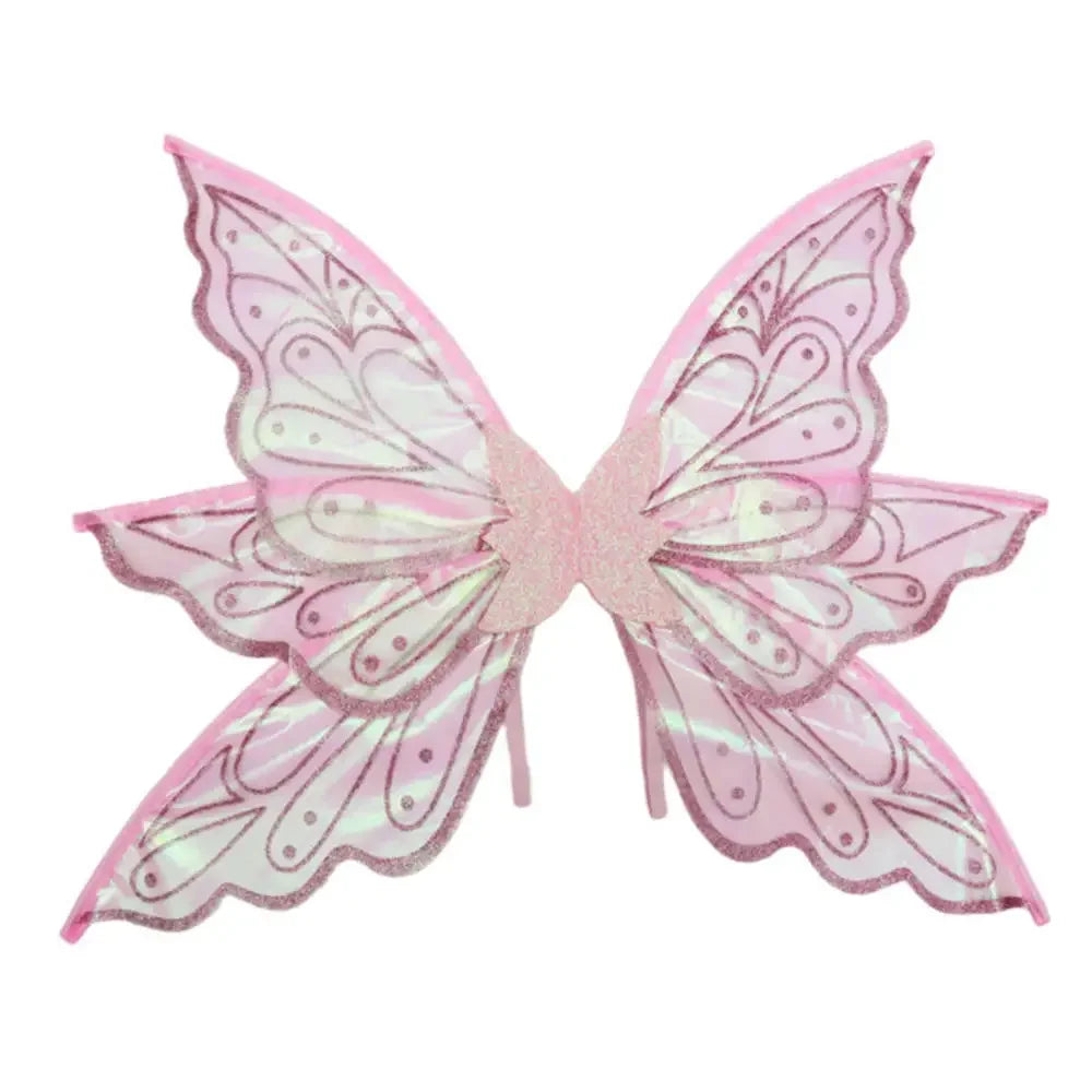 Fairy Wing Costume Elf Angel Butterfly Wings Women Girls Princess Cosplay Halloween Party Dress