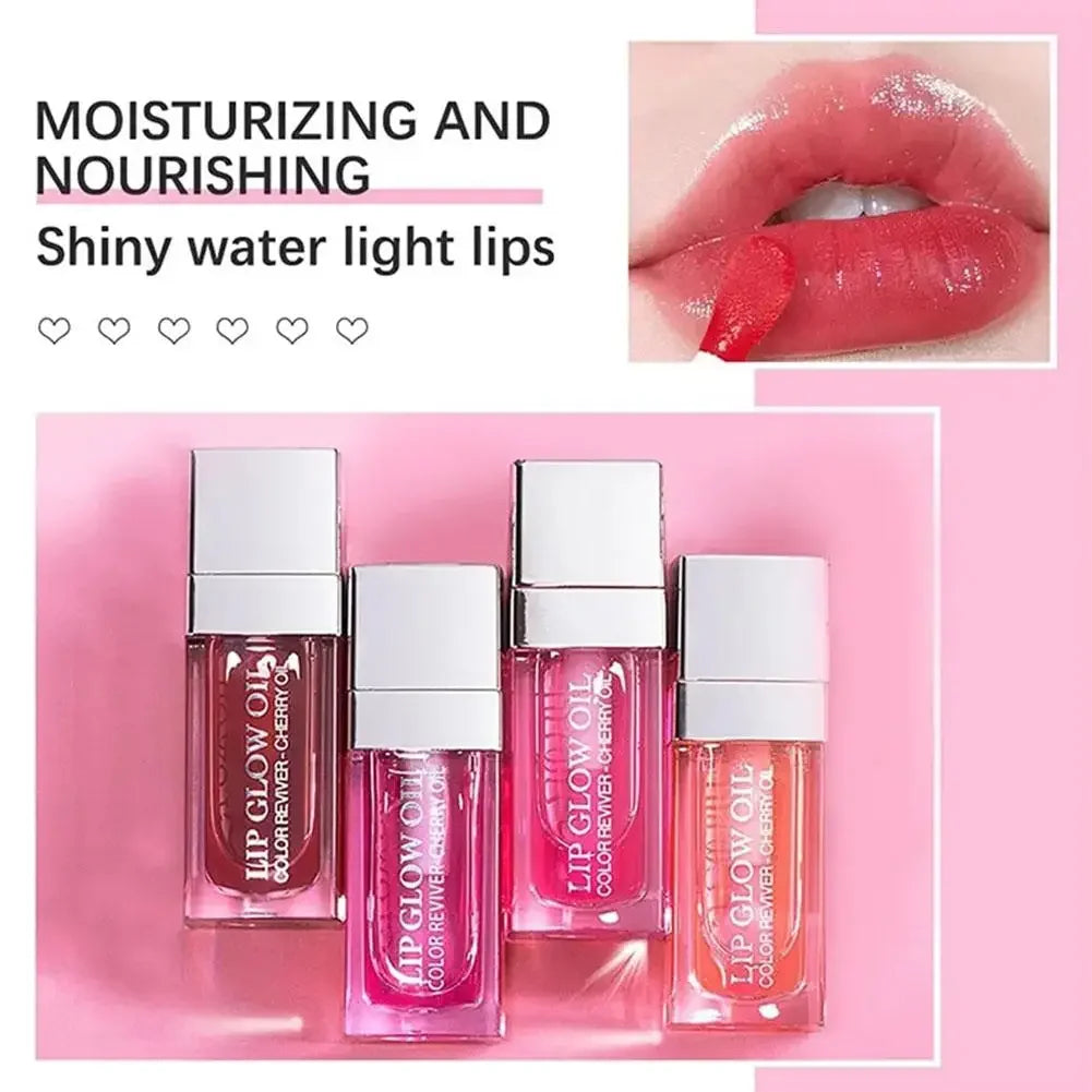 Lip Oil Hydrating Plumping Lip Coat For Lipstick Lipgloss Tinted Lip Plumper Serum