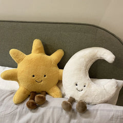 Sun Moon Soft Plush Toy Baby Cute Throw Pillow