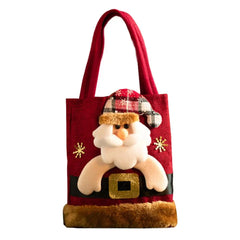 Christmas Gift Bag 3D Santa Claus Snowman Deer Candy Bag