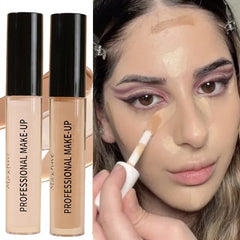 High Coverage Concealer Corrector Anti Dark Circle Freckle Waterproof Foundation Highlighter Pen