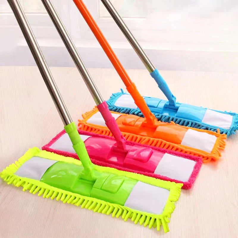 Microfiber Mop Washable Head Pads Fit Flat Dust Mops Kitchen Household Cleaning Tools Cloth Bathroom Accessories Replacement Mop