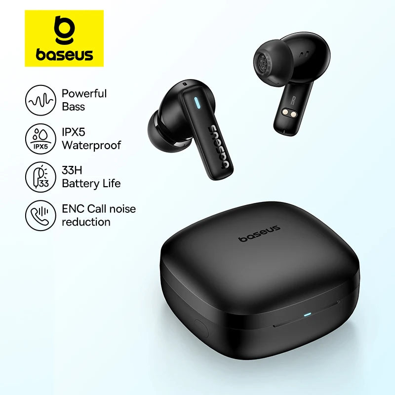 Baseus Bowie E19 True Wireless Earphones Waterproof Earbuds