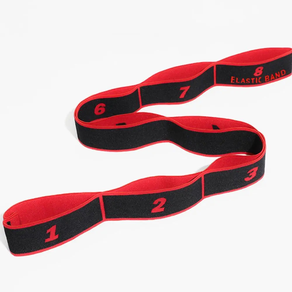 Dance Exercise Yoga Belt Pilates Fitness Equipment Stretch Rope Stretch Belt Yoga Pull Strap Elastic Band