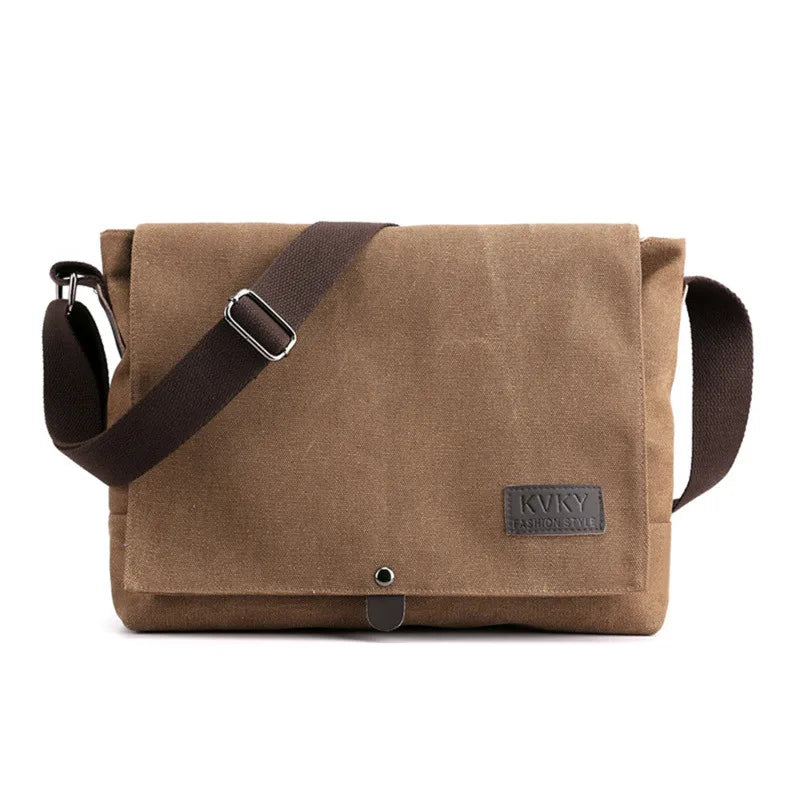 Men's Vintage Canvas Bag Men Casual Crossbody Bag For Men Messenger Bag Man Travel Shoulder Bags